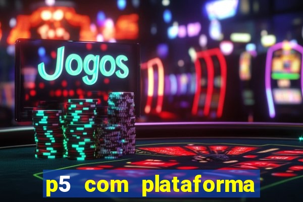 p5 com plataforma de jogos